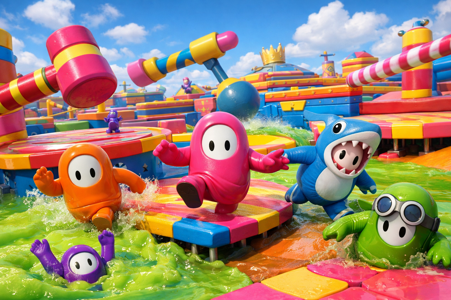 Fall Guys engel parkuru