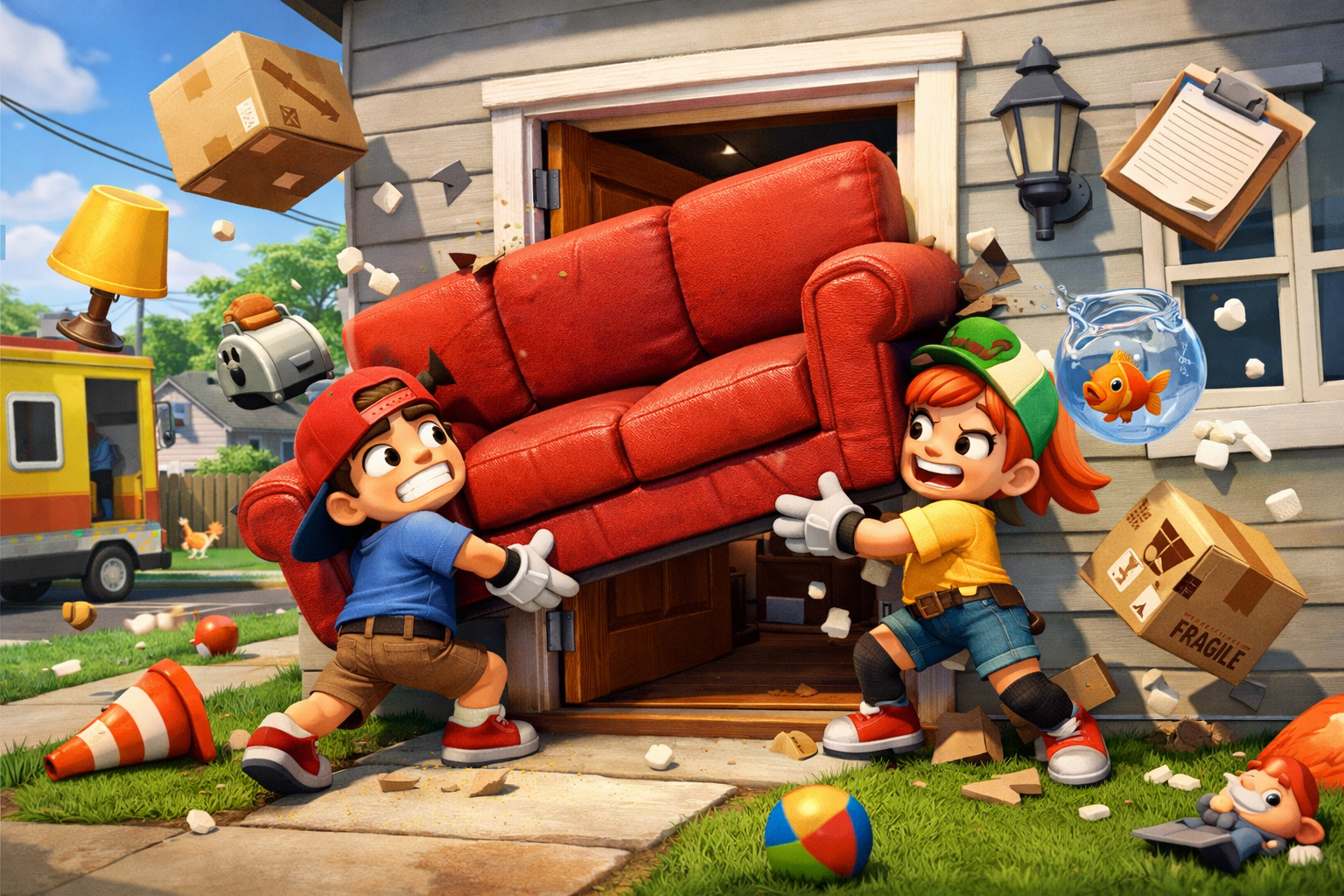 Moving Out esya tasima kaosu