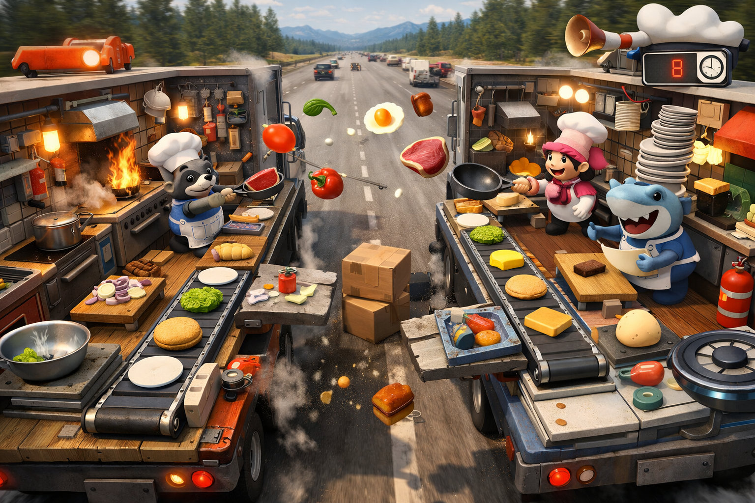 Overcooked 2 mutfak seviyesi